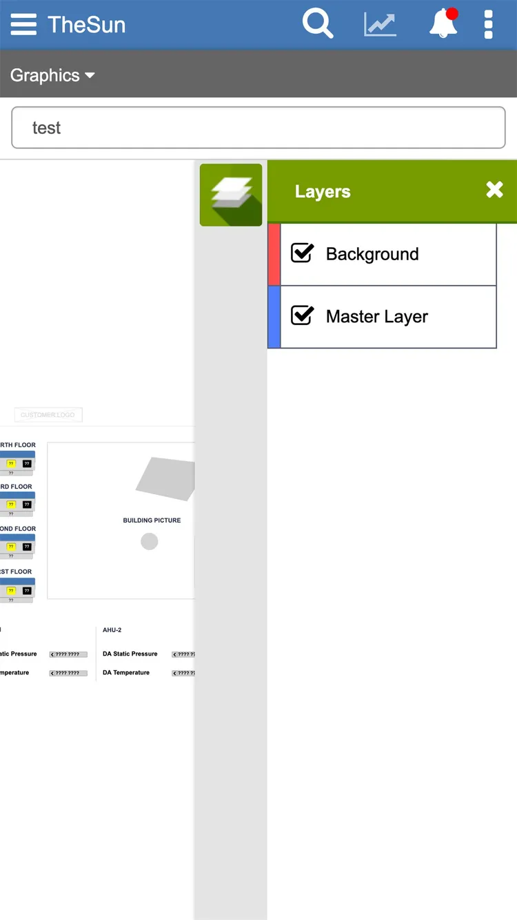 Adaptive mobile — viewing a live graphic