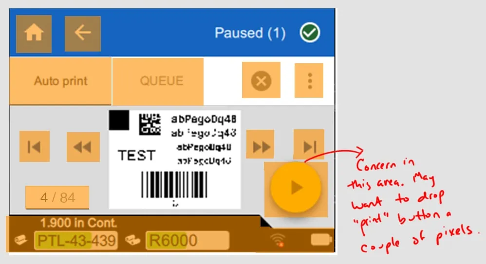 Touch-target audit