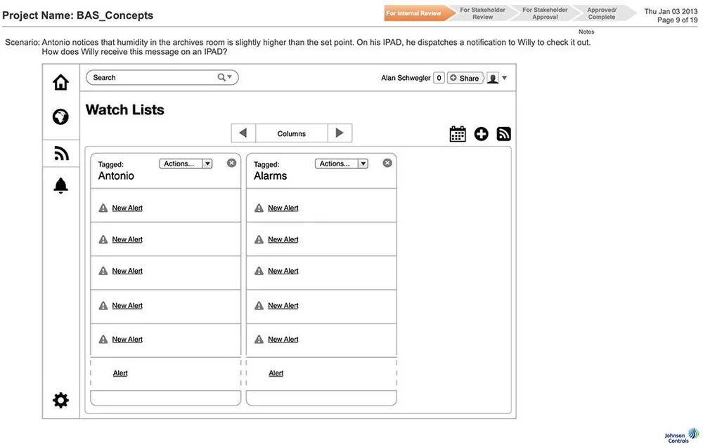 Static wireframe — building level
